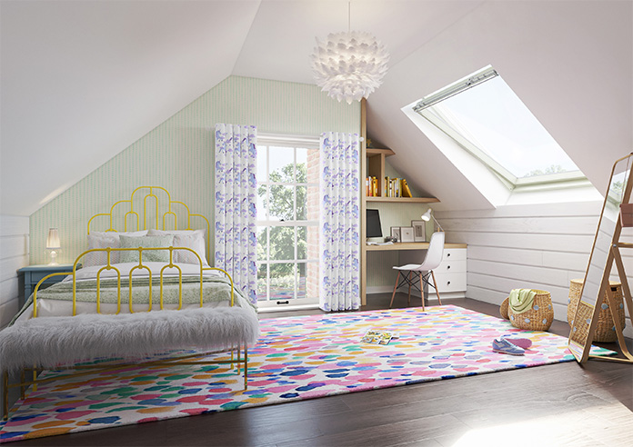 Unicorn Magic, Purple - Made to Measure Curtains - Image 7